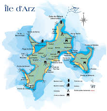 Carte de l’Ã®le d’Arz / Map